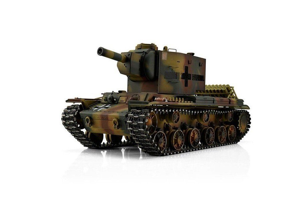 Радиоуправляемый танк Torro KV-2 1/16 ВВ-пушка, дым, зеленый V3.0 2.4G RTR TR11708-CA-3.0