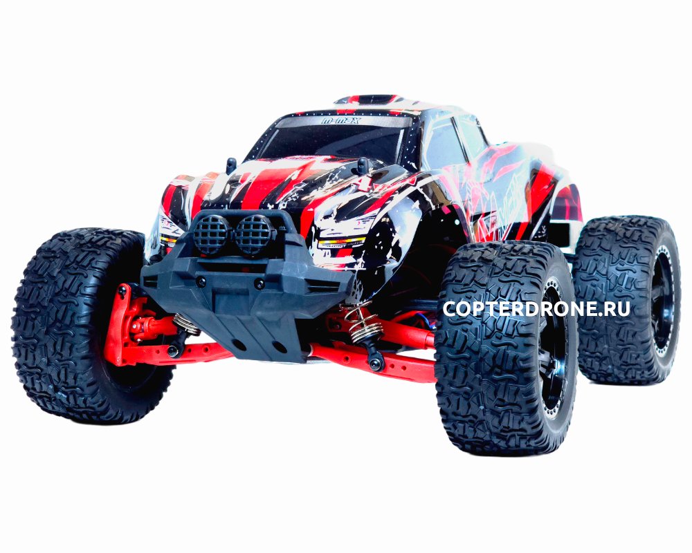 Радиоуправляемая машина монстр Remo Hobby MMAX Brushless UPGRADE 4WD 2.4G 1:10 RTR RH1035UPG-RED