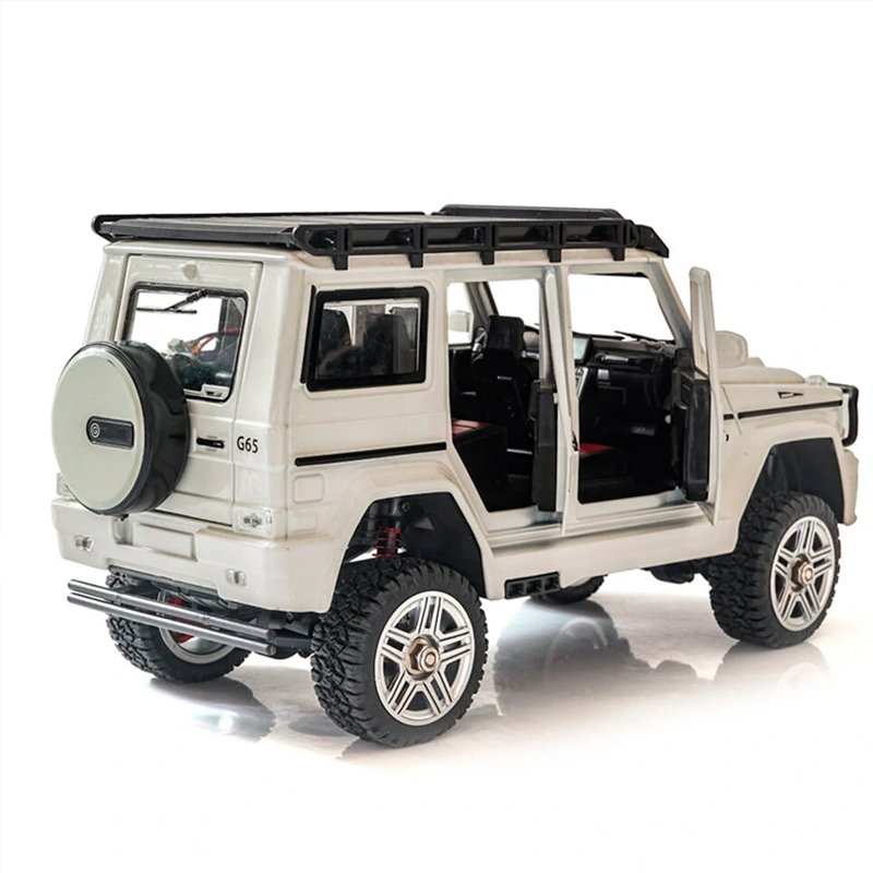 Радиоуправляемая машина джип SG 2401 RTR 1/24 2.4G 4WD RC (LED фары) - SG-2401-White
