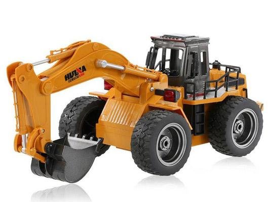 Радиоуправляемый экскаватор HUI NA TOYS 2.4G 6CH 1/18 RTR. HN1530
