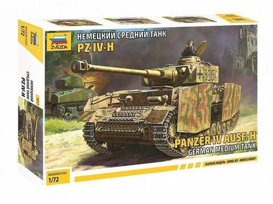 Модель Сборная ZVEZDA Немецкий средний танк PZ IV-H, 1:72