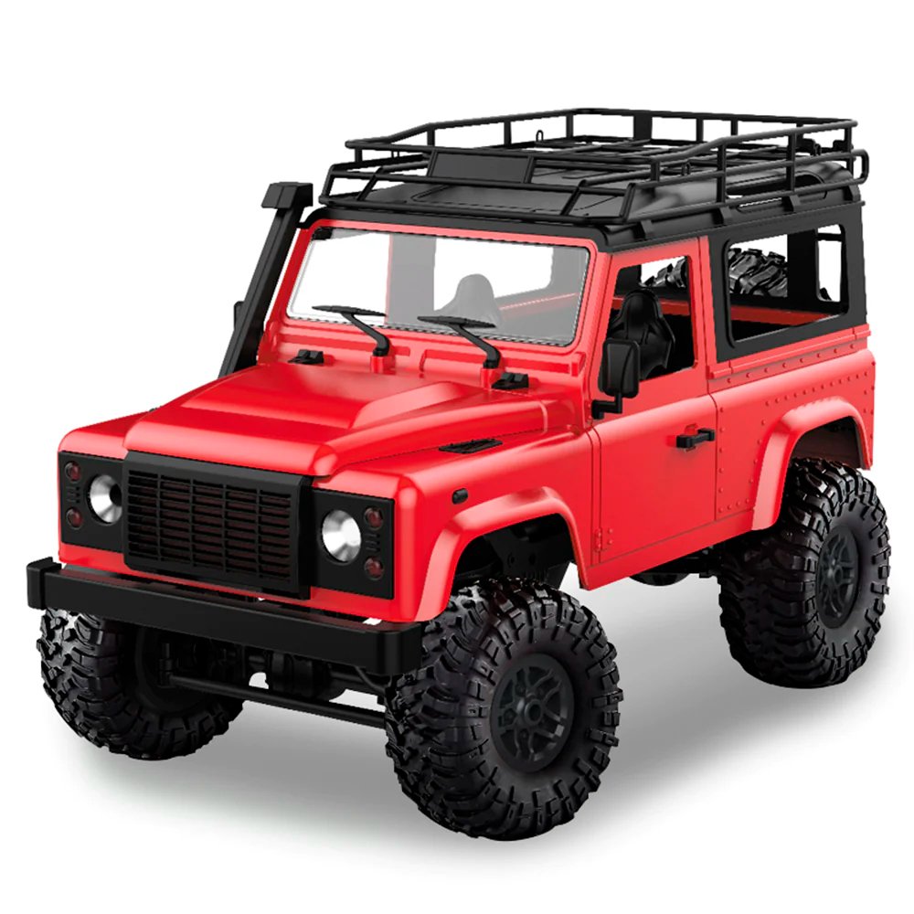 Конструктор для сборки MN MODEL джип Defender (красный) RTR 4WD масштаб 1:12 2.4G - MN-90K|RED