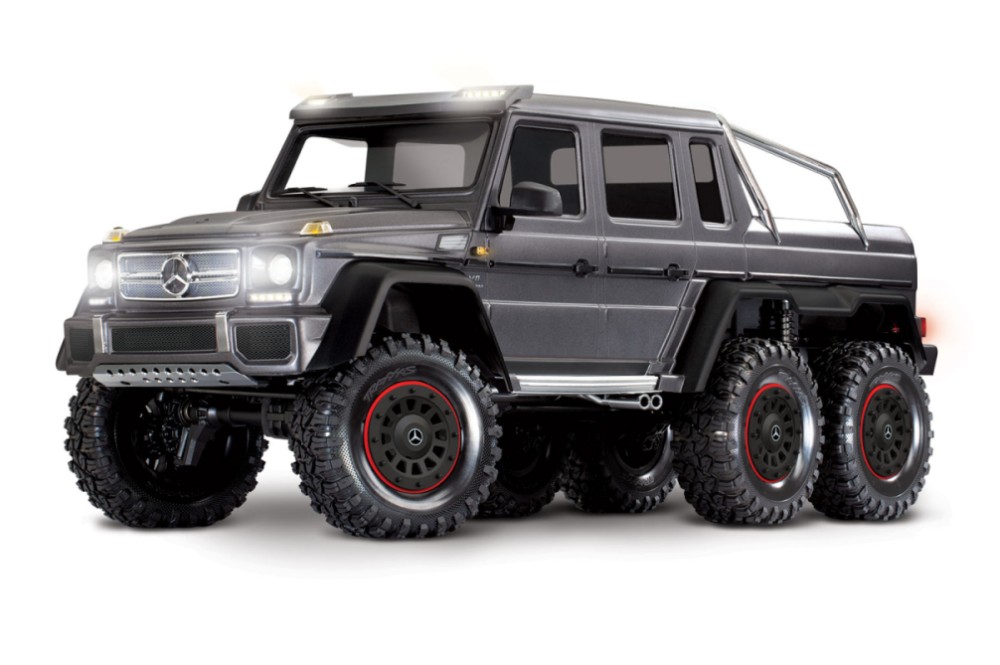 Радиоуправляемая машина краулер TRX-6 Mercedes-Benz G 63 AMG 6x6 Silver - TRA88096-4-S