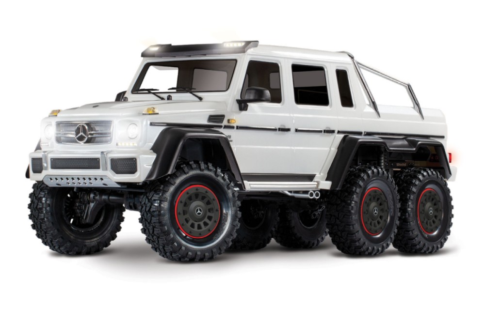 Радиоуправляемая машина краулер TRAXXAS TRX-6 Mercedes-Benz G 63 AMG 6x6 White - TRA88096-4-W