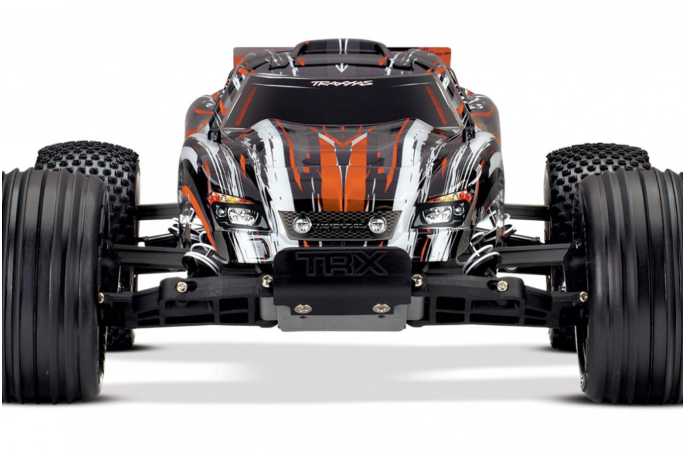 Радиоуправляемая машина трагги Traxxas Rustler XL-5 (TQ) 2WD RTR масштаб 1:10 2.4G - TRA37054-1-OR