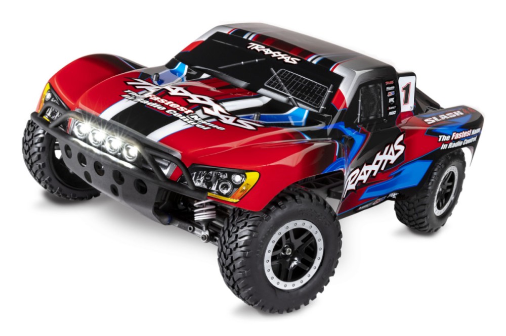 Радиоуправляемая машина шорт-корс TRAXXAS Slash 4x4 1:10 4WD - TRA68054-61-R