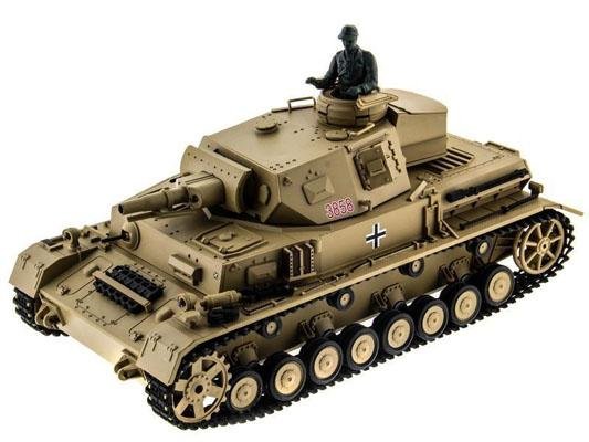 Радиоуправляемый танк Heng Long DAK Panzerkampfwagen IV Ausf F-1 Upg 1:16 - 3858-1Upg V7.0