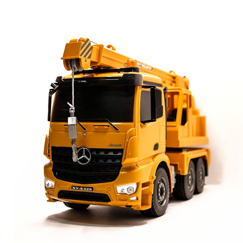 Радиоуправляемая пожарная машина Double Eagle Mercedes-Benz ANTOS 1/26 2.4G брызгает водой RTR - E677-003