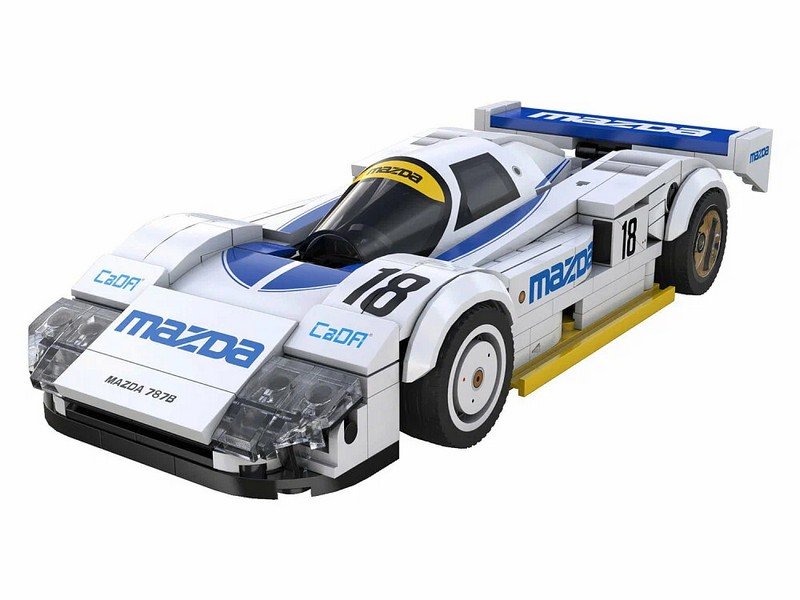 Конструктор CaDA спортивная машинка MAZDA 787B (#18) 1991 1/24 (242 детали) C55029W