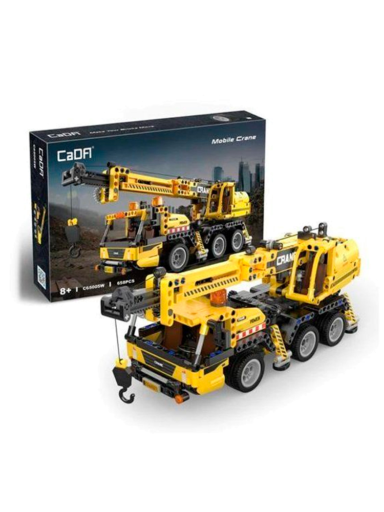 Конструктор CaDA передвижной кран (658 деталей) - C65005W