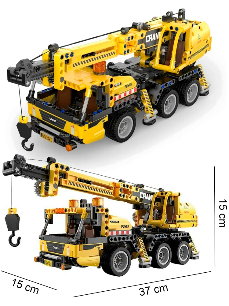 Конструктор CaDA передвижной кран (658 деталей) - C65005W