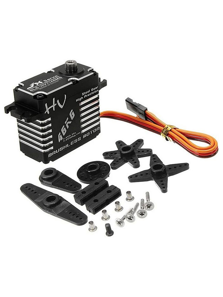 Сервомашинка цифровая JX Servo BLS-HV7146MG (71г/47.8/0.10/7.4V) бесколлекторная, Full metal BLS-HV7146MG