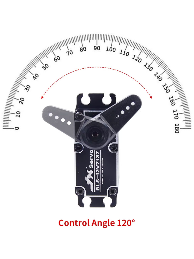 Сервомашинка цифровая JX Servo CLS-12V7337 (73г/37.5/0.08/14.0V) Full metal CLS-12V7337