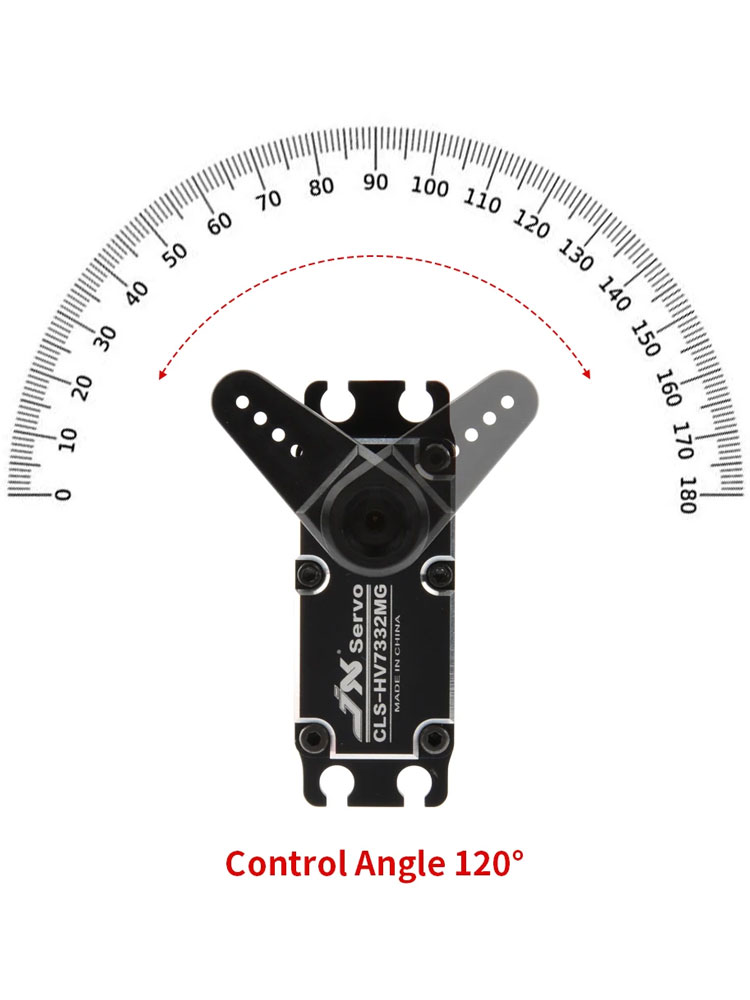 Сервомашинка цифровая JX Servo CLS-HV7332MG (73г/32.3/0.09/7.4V) Full metal CLS-HV7332MG