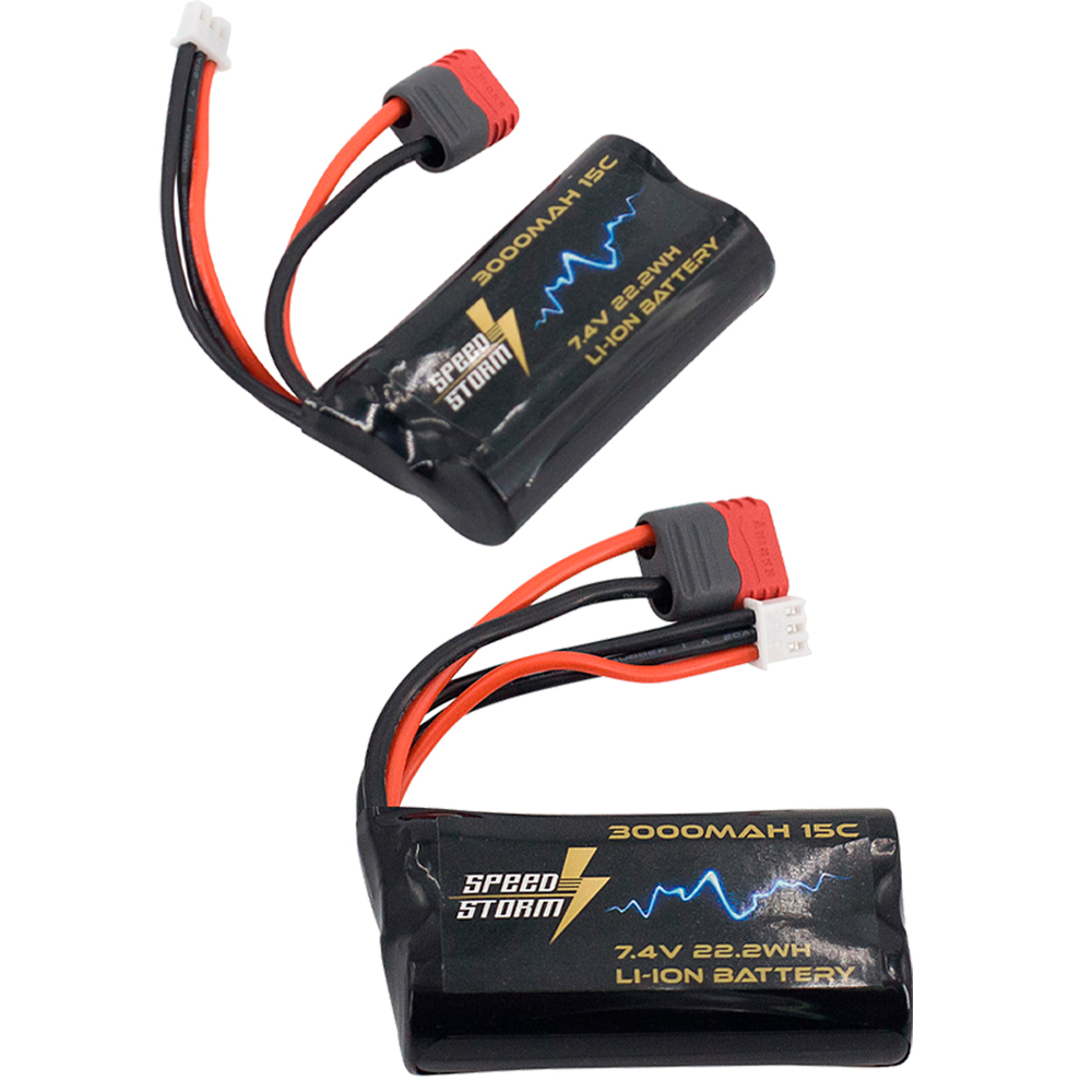 Аккумулятор Speed Storm Li-ion 18650 7.4V 3000 mAh разъем T-plug (Deans) - SS-2S3000-D