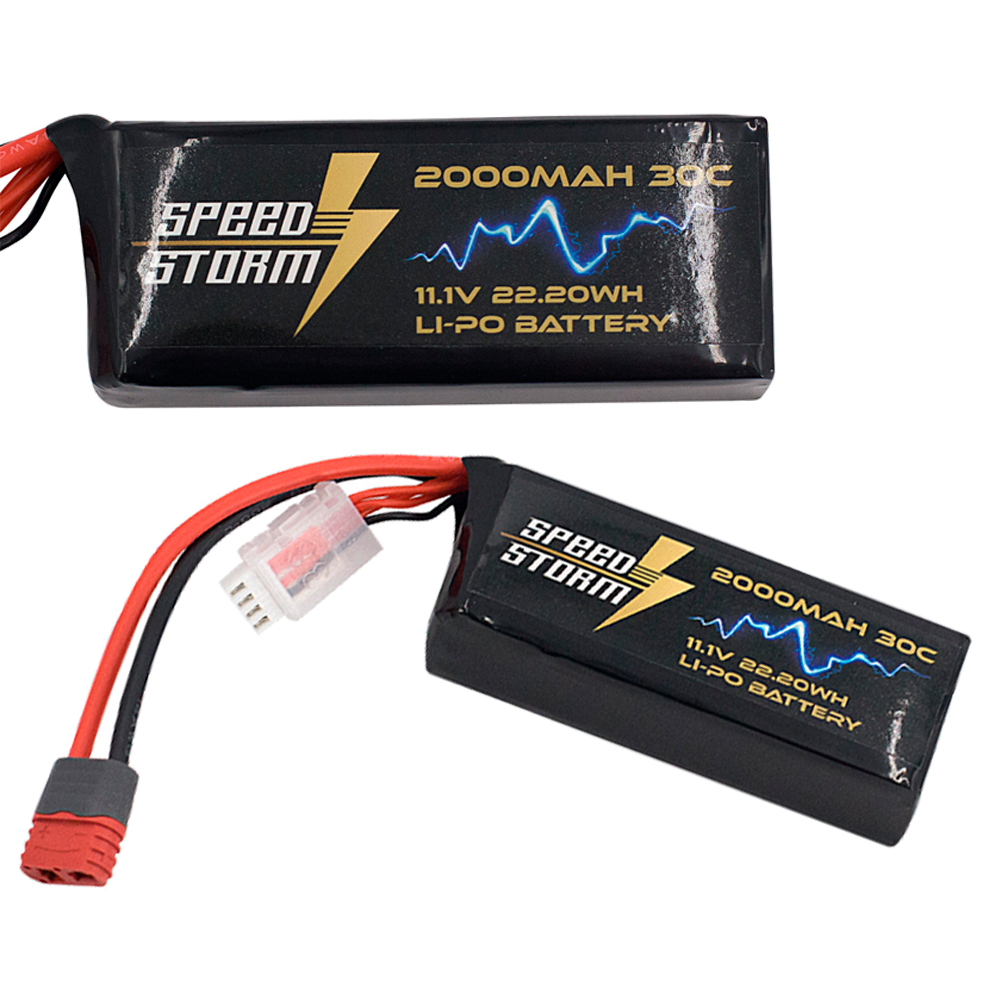 Аккумулятор Speed Storm Li-Po 11.1V 30C 2000 mAh разъем T-plug (Deans) - SS-3S2000-30-D