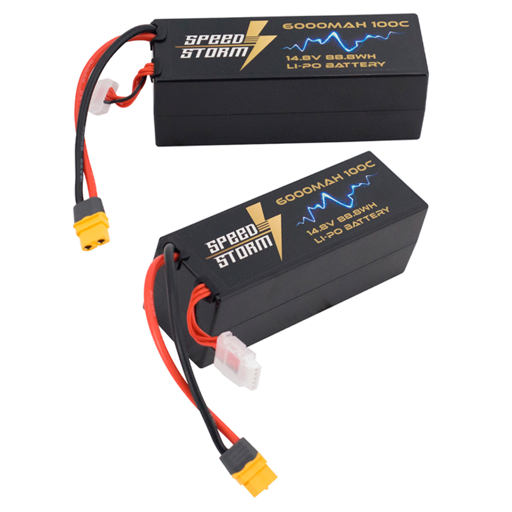Аккумулятор Speed Storm Li-Po 14.8V 100C 6000 mAh Hard Case разъем XT60 - SS-4S6000-100-XT60