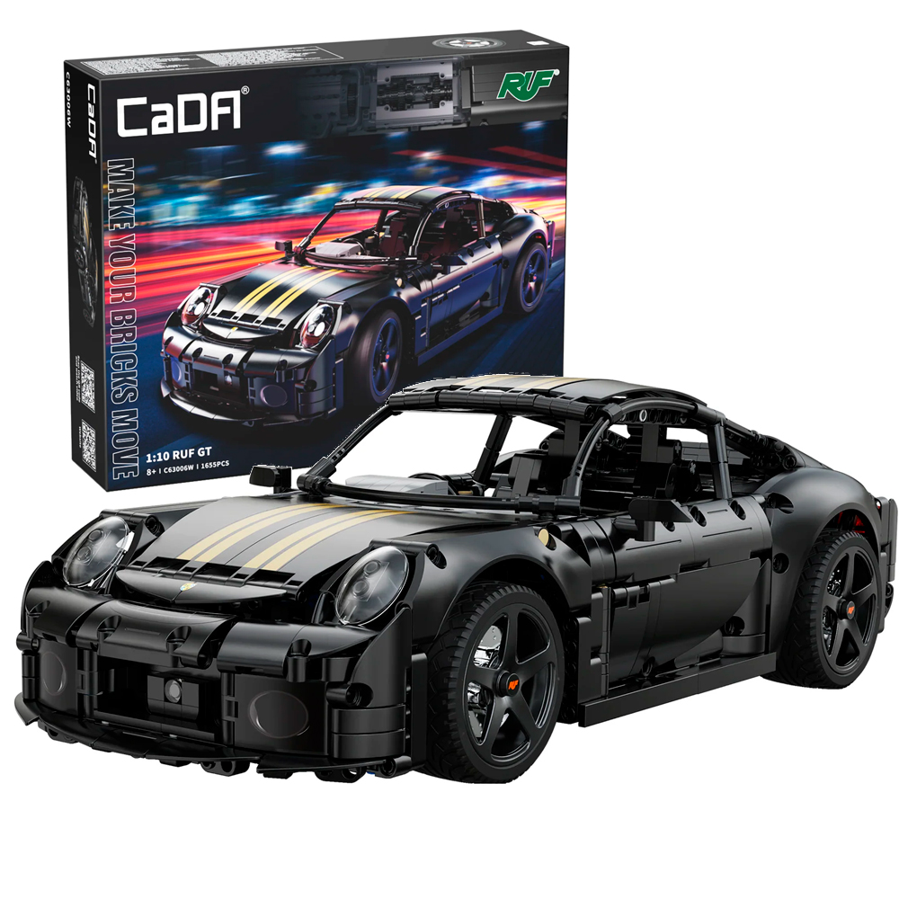 Конструктор CaDA спорткар RUF GT 1/10 (1655 деталей) - C63006W