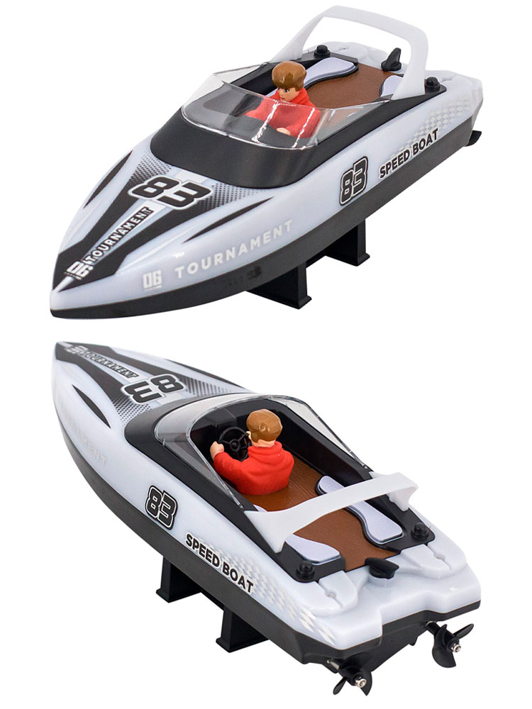 Радиоуправляемый катер CS Toys (15 км/ч, 25 см, 2 часа игры) - HJ821-WHITE