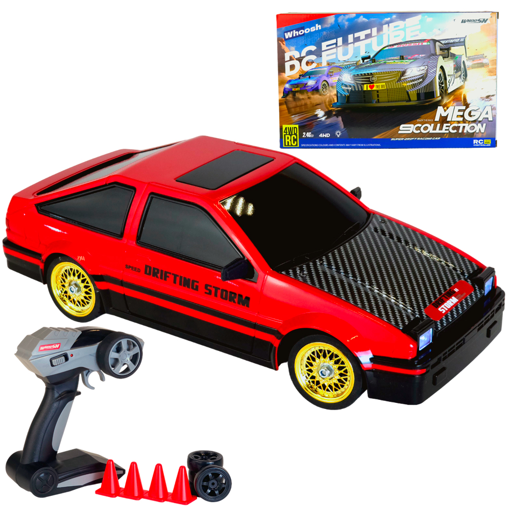 Радиоуправляемая машина для дрифта CS Toys Toyota AE86 1:14 (4WD 2.4Ghz  фары + сменные колеса) - DC205A