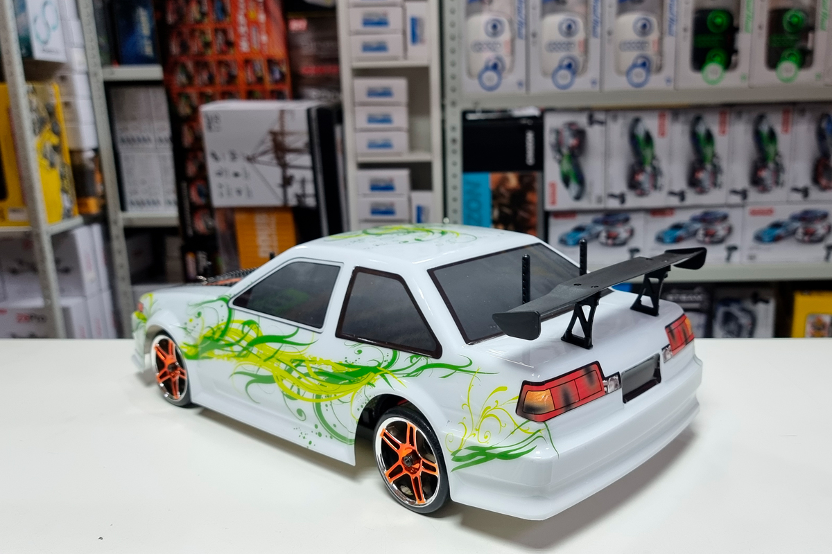 Радиоуправляемая машина для дрифта HSP Flying Fish 1 4WD RTR 1:10 2.4G  94123|12353 Gray AE85 Levin Coupe - купить в Санкт-Петербурге в интернет  магазине