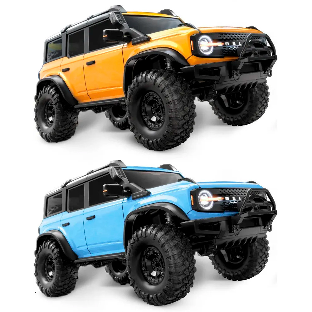 Радиоуправляемая машина краулер Huang Bo 4WD RTR масштаб 1:10 2.4G Bronco Yellow - HB-R1001