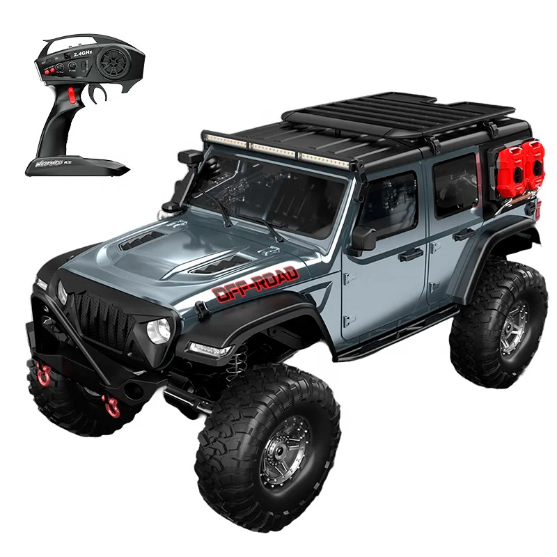 Радиоуправляемая машина краулер Huang Bo 4WD RTR масштаб 1:10 2.4G Rubicon Gray - HB-R1011