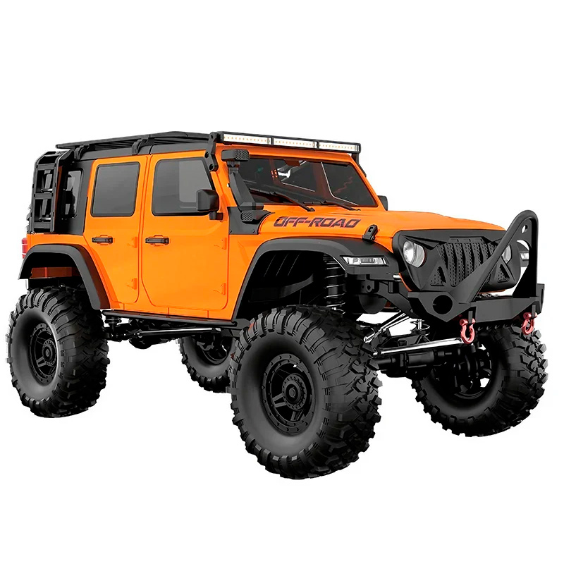 Радиоуправляемая машина краулер Huang Bo 4WD RTR масштаб 1:10 2.4G Rubicon Orange - HB-R1012