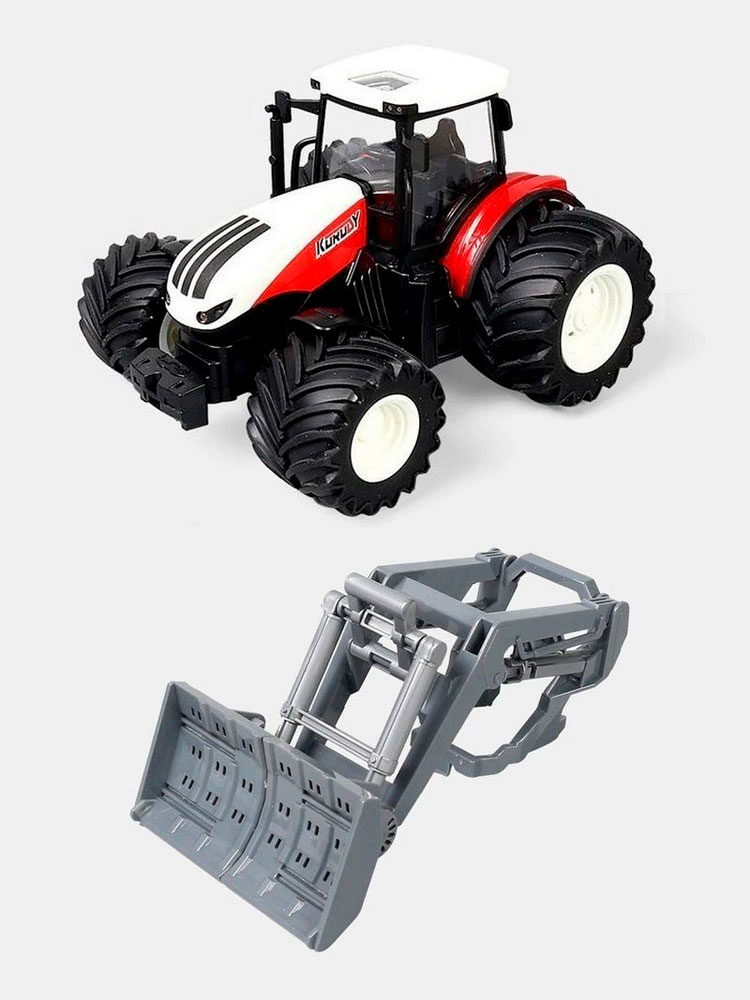 Радиоуправляемый фермерский трактор Korody с отвалом, широкие колеса 1/24 2.4G 6CH RTR - KR6632K