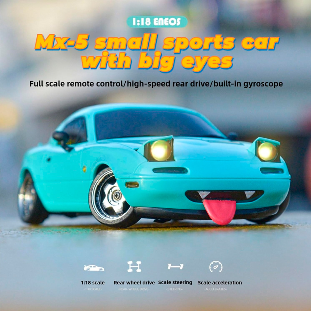 Радиоуправляемая машина для дрифта LD RC масштаб 1:18 2WD 2.4G Mazda MX-5 Gyro - 1804 Blue