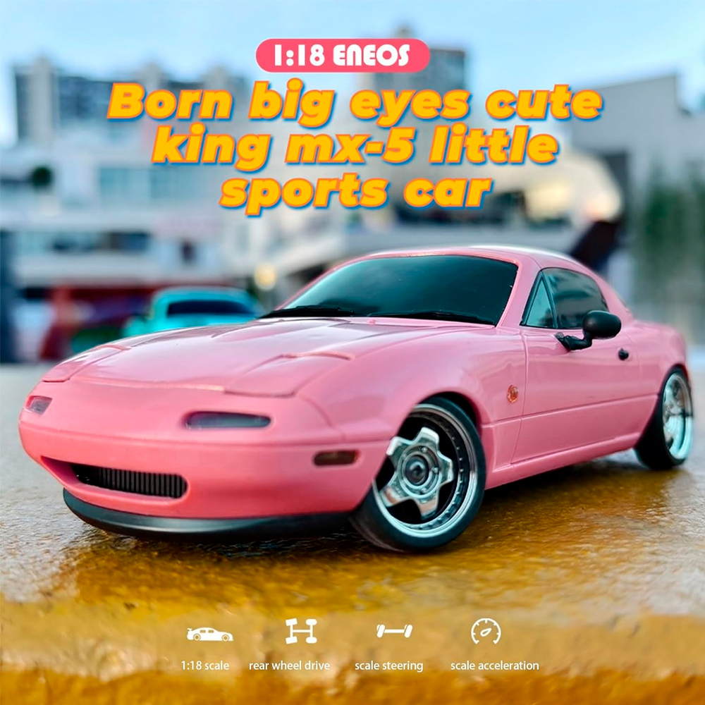 Радиоуправляемая машина для дрифта LD RC масштаб 1:18 2WD 2.4G Mazda MX-5 Gyro - 1804 Pink