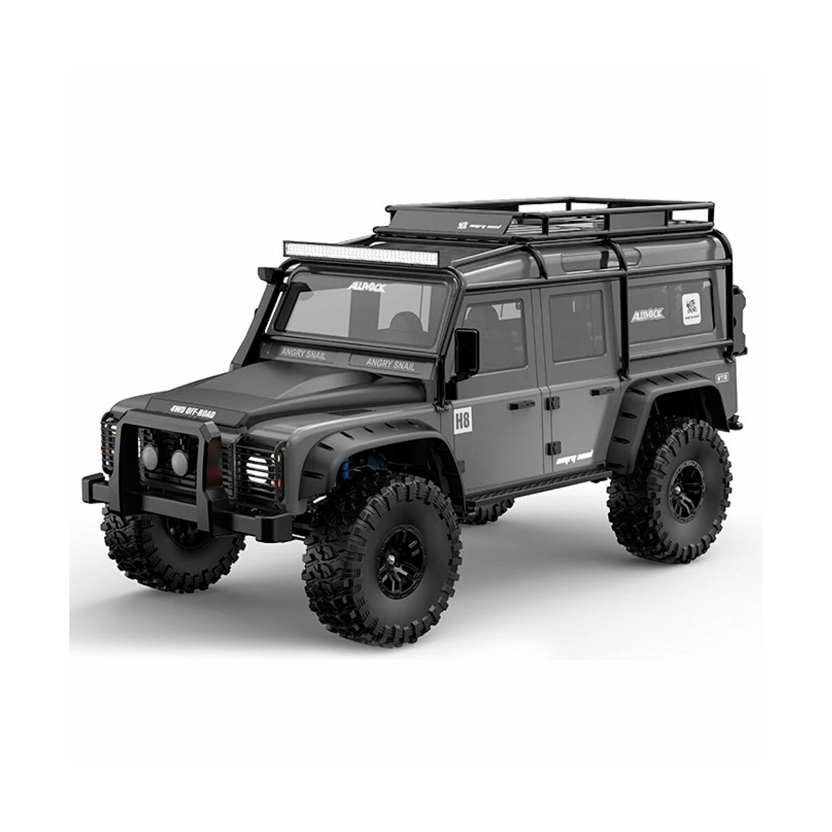 Радиоуправляемая машина краулер MJX Defender Hyper Go 1/8 Трофи модель Brushless 4WD 2.4G LED - MJX-H8H-GREY