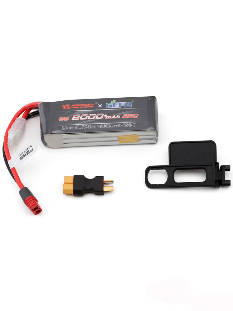 Аккумулятор Li-Po 2000mAh, 11,1V, 25C, T‐plug для автомоделей MJX в 12,14,16 масштабах - MJX-9.1.01.2.0020