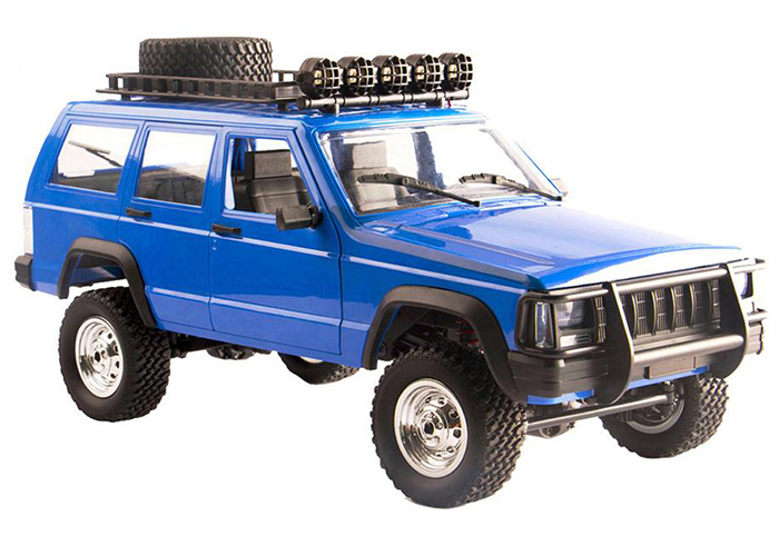 Радиоуправляемая машина джип MN MODEL CHEROKEE (серый) RTR 4WD масштаб 1:12 2.4G - MN-78|BLUE