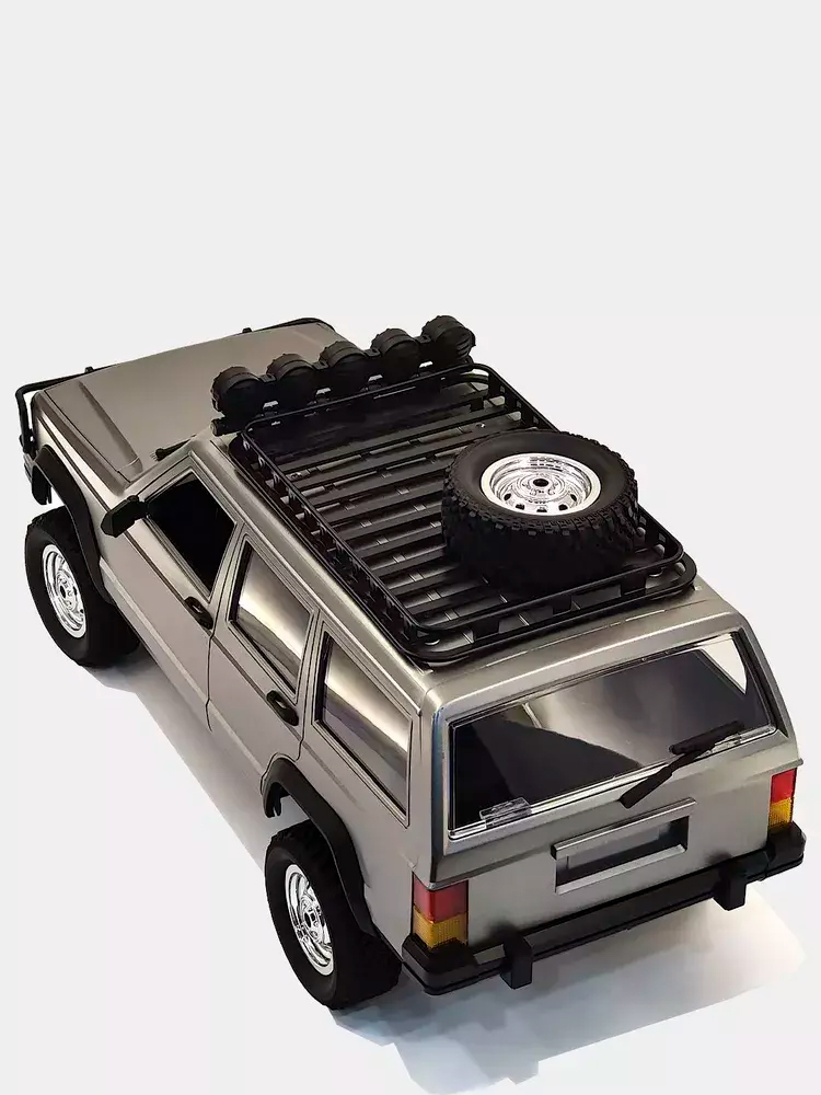 Радиоуправляемая машина джип MN MODEL CHEROKEE (серый) RTR 4WD масштаб 1:12 2.4G - MN-78|GRAY