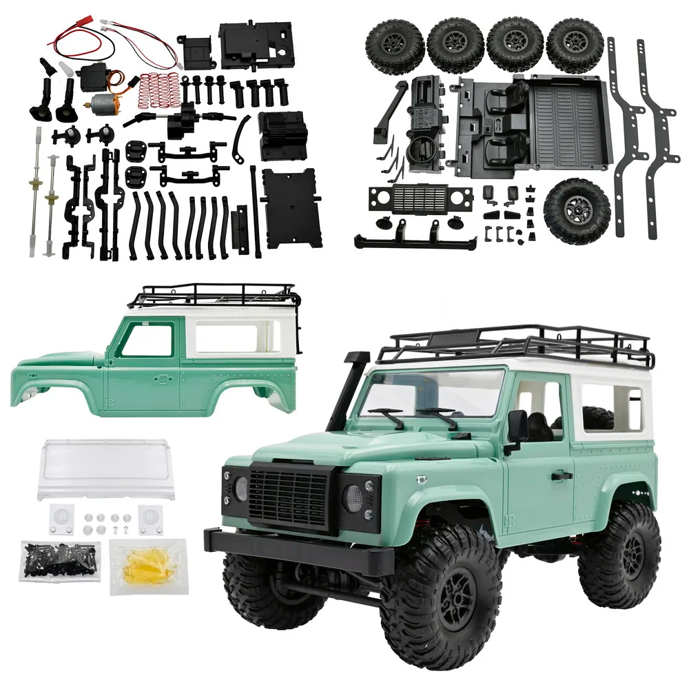 Конструктор для сборки MN MODEL джип Defender (зеленый) RTR 4WD масштаб  1:12 2.4G - MN-90K|GREEN - купить в Санкт-Петербурге в интернет магазине