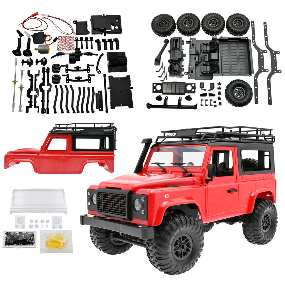 Конструктор для сборки MN MODEL джип Defender (красный) RTR 4WD масштаб  1:12 2.4G - MN-90K|RED - купить в Санкт-Петербурге в интернет магазине