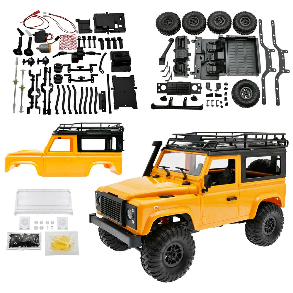 Конструктор для сборки MN MODEL джип Defender (песочный) RTR 4WD масштаб  1:12 2.4G - MN-90K|YELLOW - купить в Санкт-Петербурге в интернет магазине