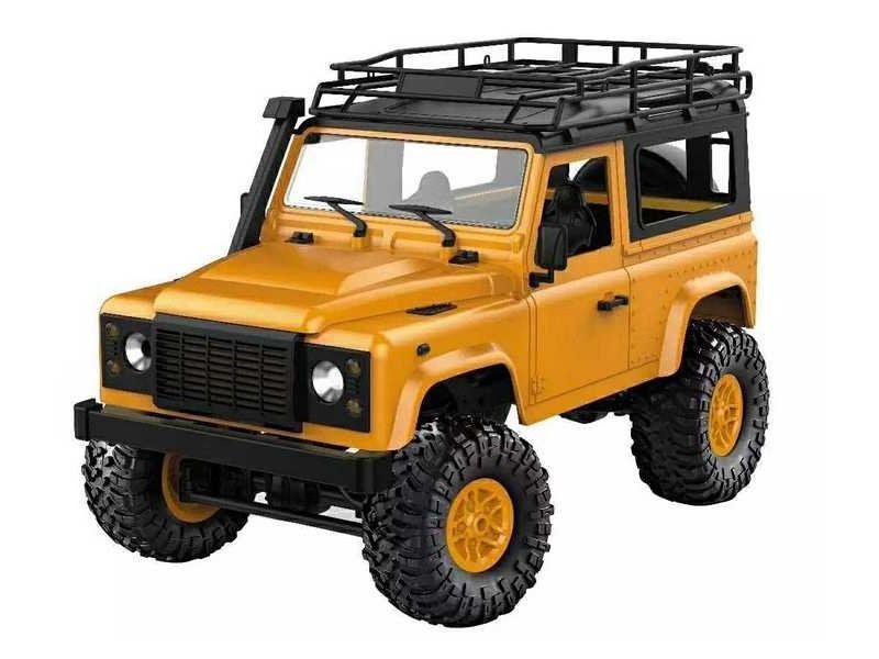 Конструктор для сборки MN MODEL джип Defender (песочный) RTR 4WD масштаб 1:12 2.4G - MN-90K|YELLOW