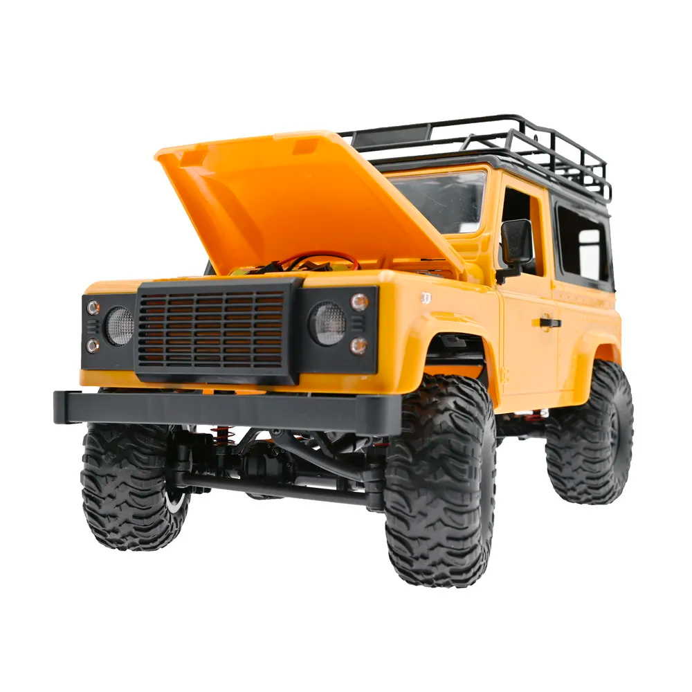 Конструктор для сборки MN MODEL джип Defender (песочный) RTR 4WD масштаб  1:12 2.4G - MN-90K|YELLOW