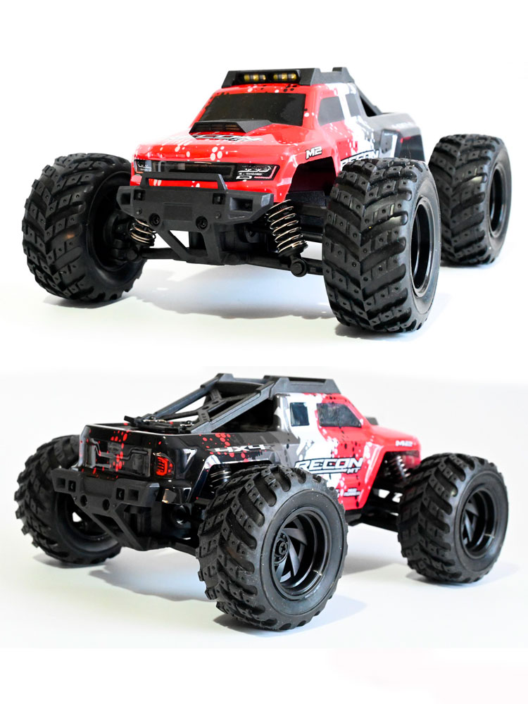 Радиоуправляемый монстр RCM Recon MT (красный) 4WD 2.4G 1/20 RTR - RCM-RECON-RED