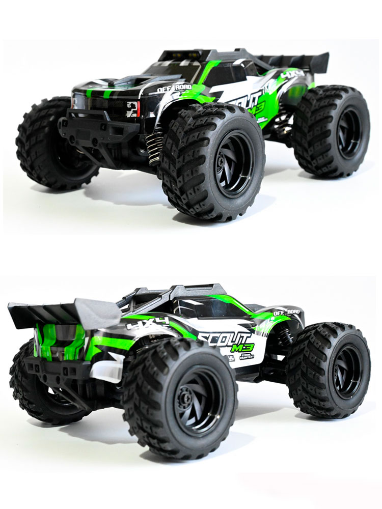 Радиоуправляемый монстр RCM Scout M3 (зеленый) 4WD 2.4G 1/20 RTR - RCM-SCOUT-GREEN