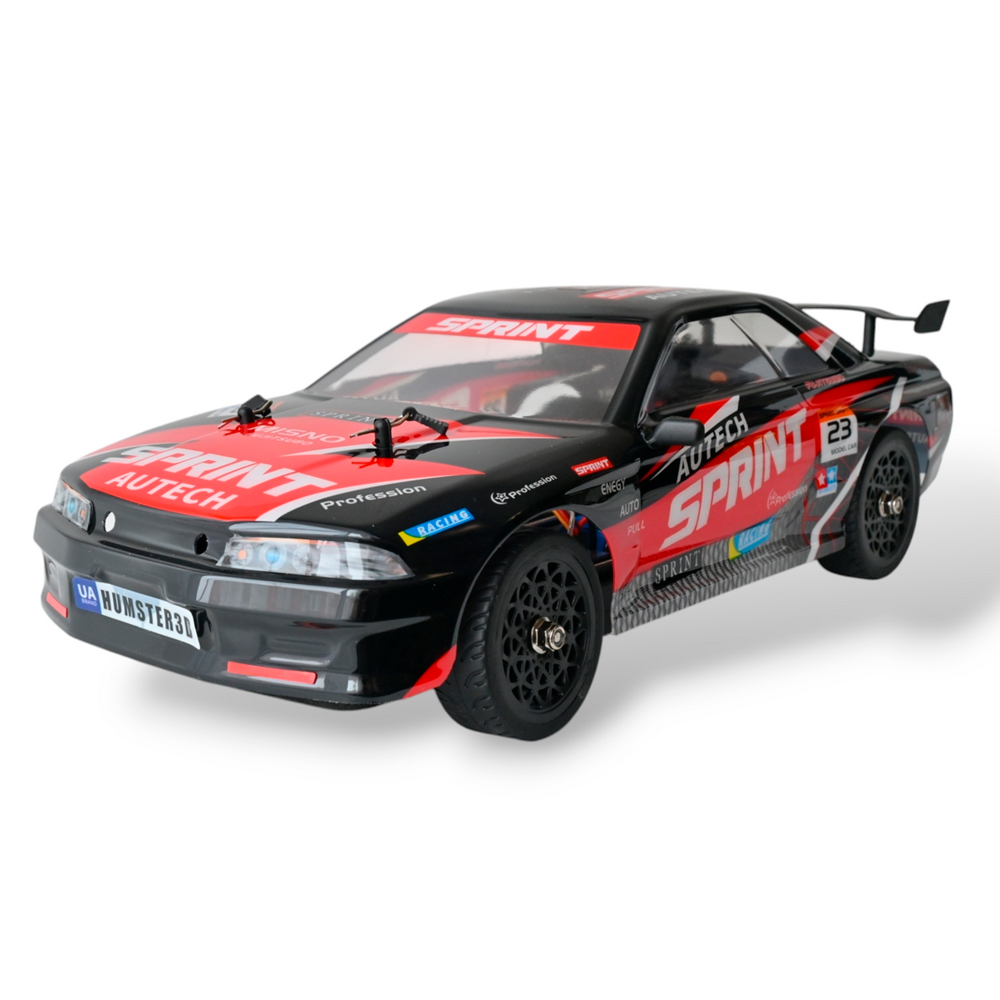 Радиоуправляемая машина для дрифта Remo Hobby RACING & DRIFT (черно-красная) 4WD 2.4G 1/14 RTR - RH1411-NBR