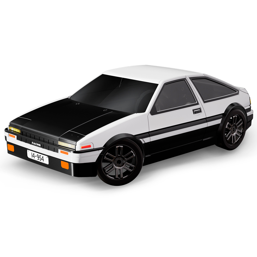 Радиоуправляемая машина для дрифта Remo Hobby RACING & DRIFT (бело-черная) 4WD 2.4G 1/14 RTR - RH1411-TWB
