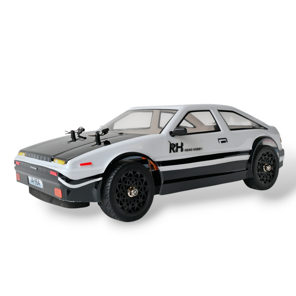 Радиоуправляемая машина для дрифта Remo Hobby RACING & DRIFT (бело-черная) 4WD 2.4G 1/14 RTR - RH1411-TWB