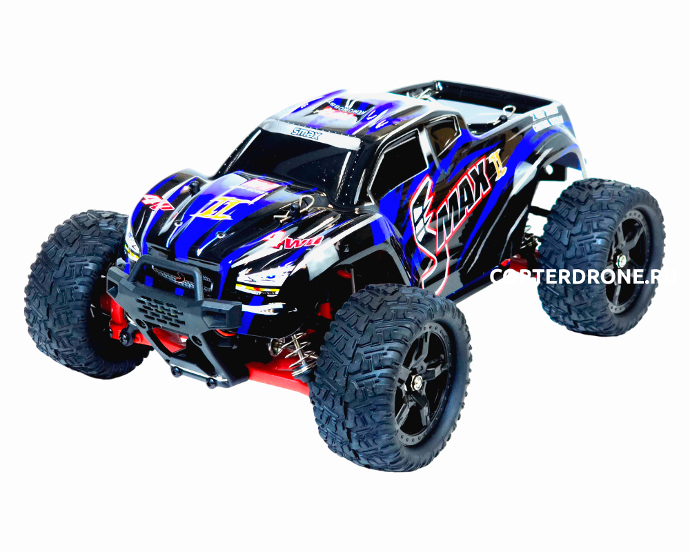 Радиоуправляемая машина монстр Remo Hobby RH1631 Upgrade V2.0 Smax II 4WD  RTR 1:16 2.4G - RH1631UPG-BLUE-V2 - купить в Санкт-Петербурге в интернет  магазине