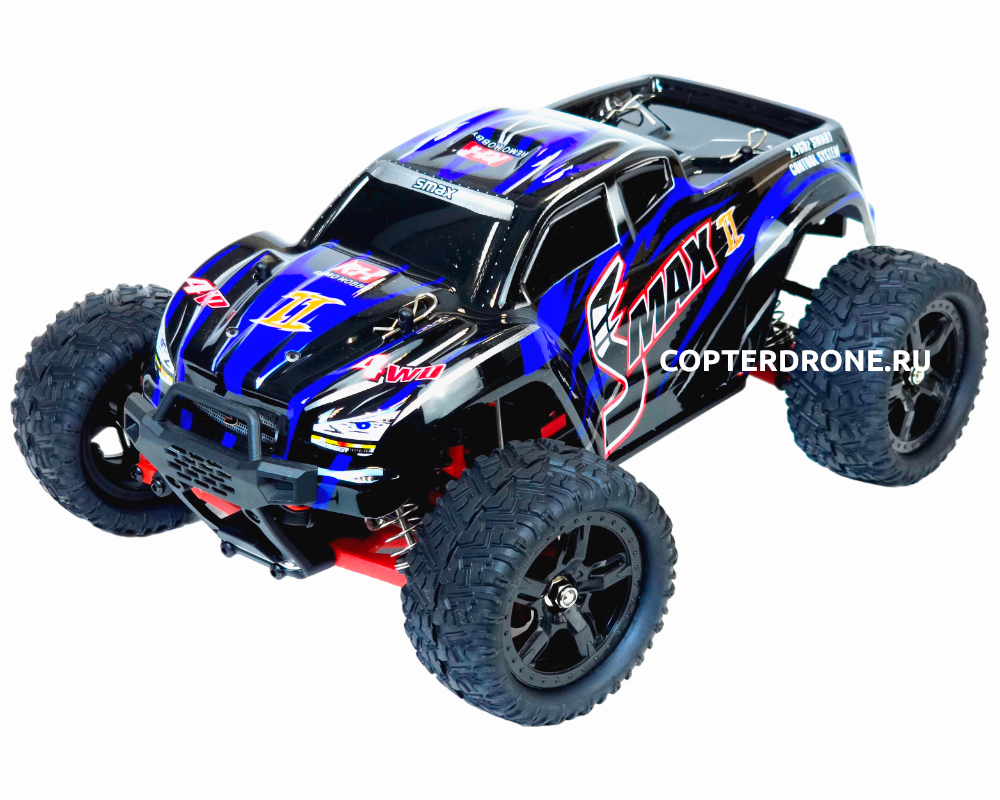 Радиоуправляемая машина монстр Remo Hobby RH1631 Upgrade V2.0 Smax II 4WD  RTR 1:16 2.4G - RH1631UPG-BLUE-V2 - купить в Санкт-Петербурге в интернет  магазине