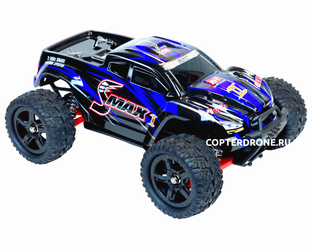 Радиоуправляемая машина монстр Remo Hobby RH1631 Upgrade V2.0 Smax II 4WD  RTR 1:16 2.4G - RH1631UPG-BLUE-V2 - купить в Санкт-Петербурге в интернет  магазине