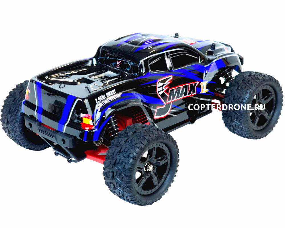 Радиоуправляемая машина монстр Remo Hobby RH1631 Upgrade V2.0 Smax II 4WD  RTR 1:16 2.4G - RH1631UPG-BLUE-V2 - купить в Санкт-Петербурге в интернет  магазине