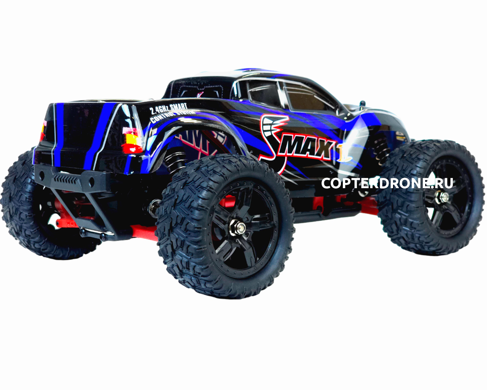 Радиоуправляемая машина монстр Remo Hobby RH1631 Upgrade V2.0 Smax II 4WD  RTR 1:16 2.4G - RH1631UPG-BLUE-V2